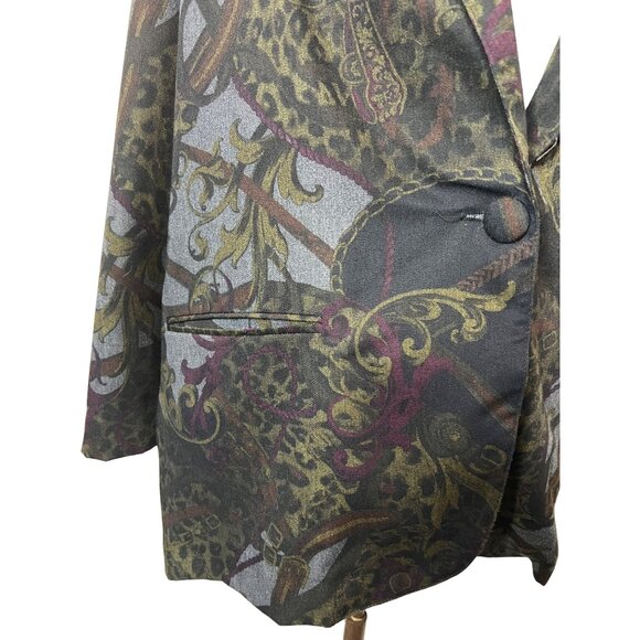 Strategy women’s Blazer size 16 country Art to wear Goth Light Weight - Picture 8 of 16